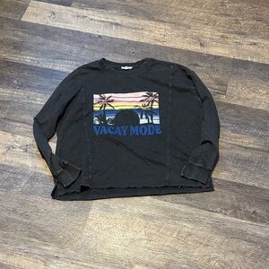 Maurices Black Graphic Sweater